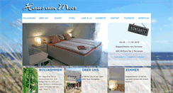 Desktop Screenshot of pension-am-meer.de